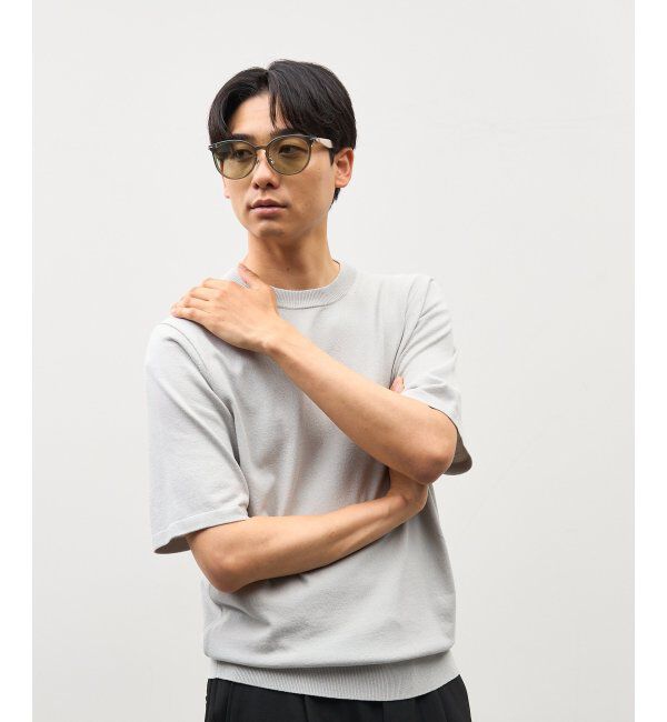  「SUNCUTGlasses/UV100%CUT サングラス｜ラバーテンプル｜ズレ落ち防止｜カラーレンズ｜紫外線対策 UVカット」|サングラス|