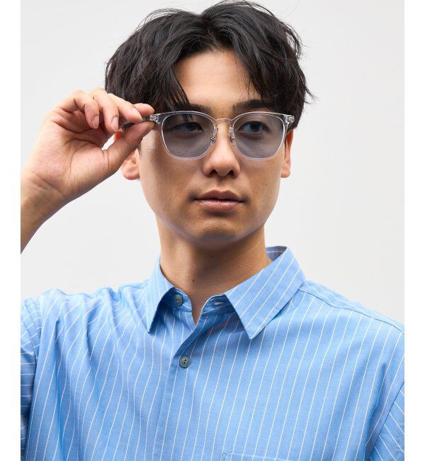  「SUNCUTGlasses/UV100%CUT サングラス｜ラバーテンプル｜ズレ落ち防止｜カラーレンズ｜紫外線対策 UVカット」|サングラス|