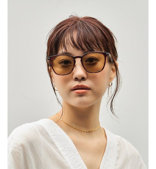  「SUNCUTGlasses/UV100%CUT サングラス｜ラバーテンプル｜ズレ落ち防止｜カラーレンズ｜紫外線対策 UVカット」|サングラス|