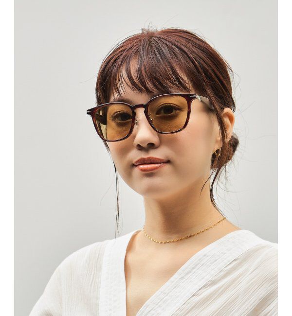  「SUNCUTGlasses/UV100%CUT サングラス｜ラバーテンプル｜ズレ落ち防止｜カラーレンズ｜紫外線対策 UVカット」|サングラス|