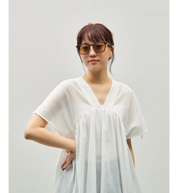  「SUNCUTGlasses/UV100%CUT サングラス｜ラバーテンプル｜ズレ落ち防止｜カラーレンズ｜紫外線対策 UVカット」|サングラス|