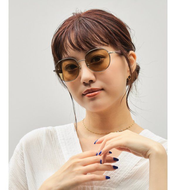  「SUNCUTGlasses/UV100%CUT サングラス｜ラバーテンプル｜ズレ落ち防止｜カラーレンズ｜紫外線対策 UVカット」|サングラス|