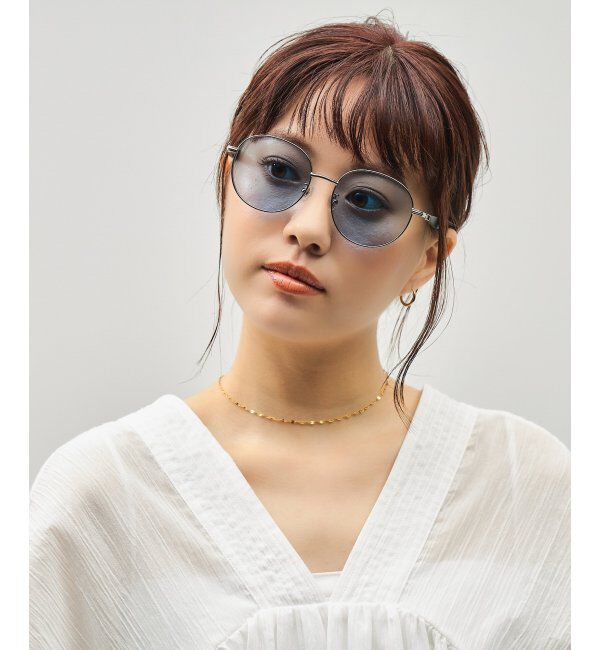  「SUNCUTGlasses/UV100%CUT サングラス｜ラバーテンプル｜ズレ落ち防止｜カラーレンズ｜紫外線対策 UVカット」|サングラス|