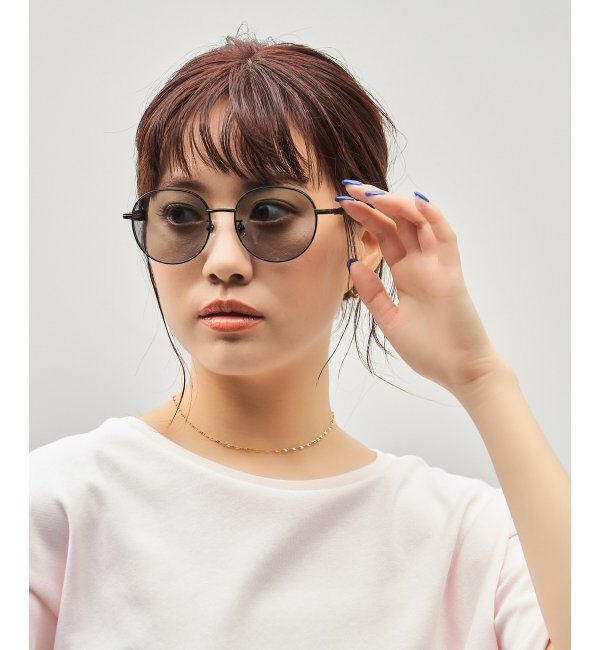  「SUNCUTGlasses/UV100%CUT サングラス｜ラバーテンプル｜ズレ落ち防止｜カラーレンズ｜紫外線対策 UVカット」|サングラス|