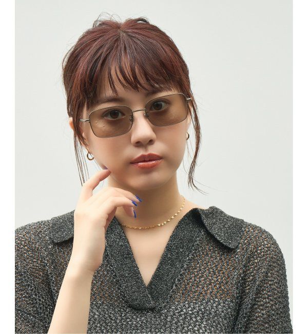  「Zoff｜GDC ウェリントン型 サングラス｜メタルフレーム｜紫外線対策 UVカット｜ユニセックス」|サングラス|