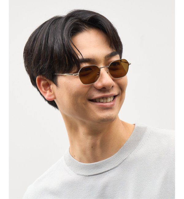  「Zoff｜GDC ウェリントン型 サングラス｜メタルフレーム｜紫外線対策 UVカット｜ユニセックス」|サングラス|