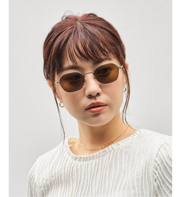  「Zoff｜GDC ウェリントン型 サングラス｜メタルフレーム｜紫外線対策 UVカット｜ユニセックス」|サングラス|