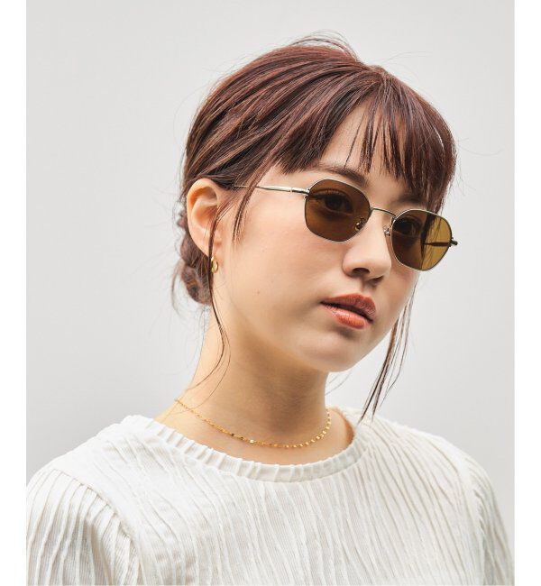  「Zoff｜GDC ウェリントン型 サングラス｜メタルフレーム｜紫外線対策 UVカット｜ユニセックス」|サングラス|