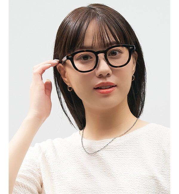  「【WEB限定】Zoff｜AOI IHARA 調光 サングラス ｜紫外線で色が変わる｜黒縁 紫外線対策 UVカット  」|サングラス|