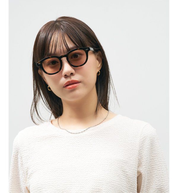  「【WEB限定】Zoff｜AOI IHARA 調光 サングラス ｜紫外線で色が変わる｜黒縁 紫外線対策 UVカット  」|サングラス|