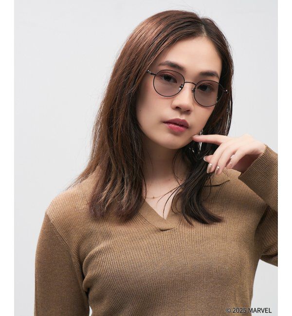  「【WEB限定】MARVEL COLLECTION【デッドプール モデル】ボストン型 サングラス | 紫外線対策 UVカット  」|サングラス|