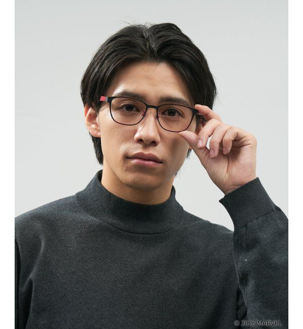  「MARVEL COLLECTION【デッドプール モデル】 2wayメガネ・サングラス（偏光機能搭載）N&D   レンズ交換券付」|メガネ|