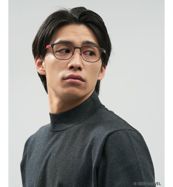  「MARVEL COLLECTION【デッドプール モデル】 2wayメガネ・サングラス（偏光機能搭載）N&D   レンズ交換券付」|メガネ|