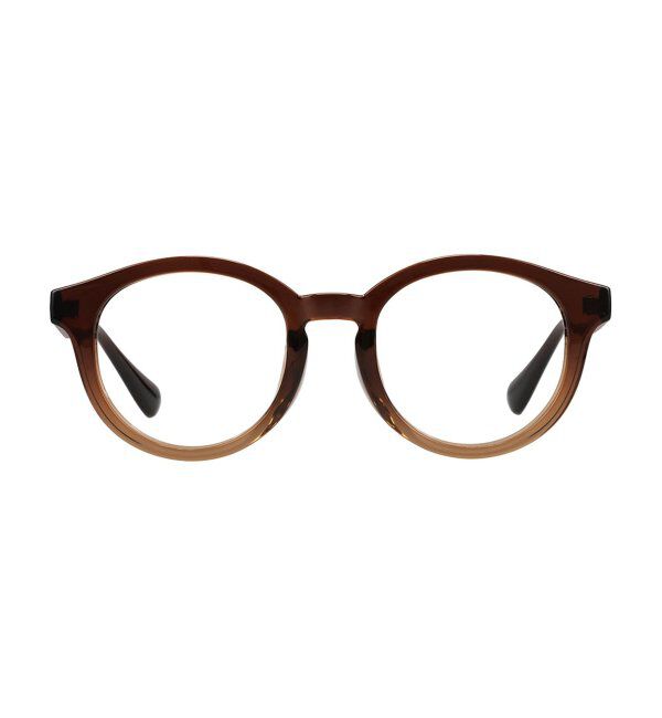  「SUNCUTGlasses/UV100%CUT ボストン型 クリアレンズ サングラス  | 太縁フレーム 紫外線対策 UVカット   」|サングラス|