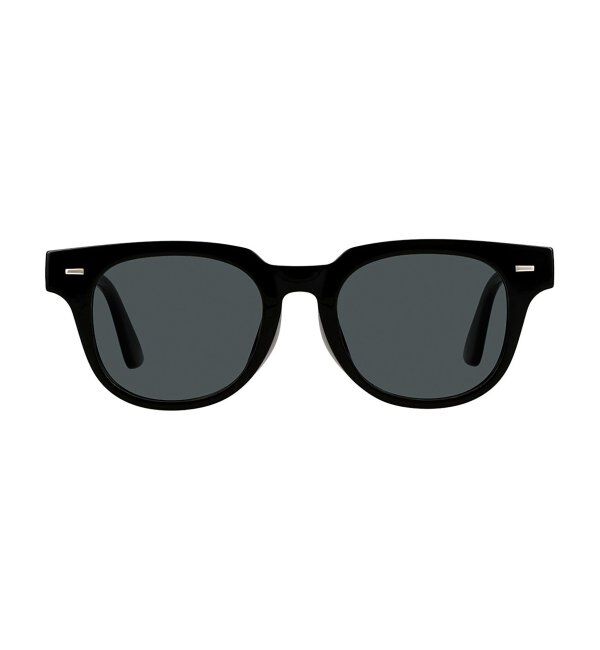  「SUNCUTGlasses/UV100%CUT ウェリントン型 サングラス [度無し専用] 黒縁 紫外線対策 UVカット」|サングラス|