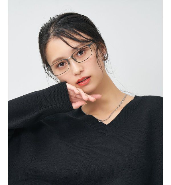  「ウェリントン型 メガネ | 軽量 強靭 眼鏡 伊達メガネ 度付き 読書 Zoff｜STANDARD レンズ交換券付」|メガネ|グレー