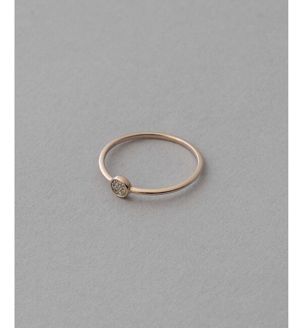 ete「K10MPG ブリリアント ダイヤモンド リング」|リング|