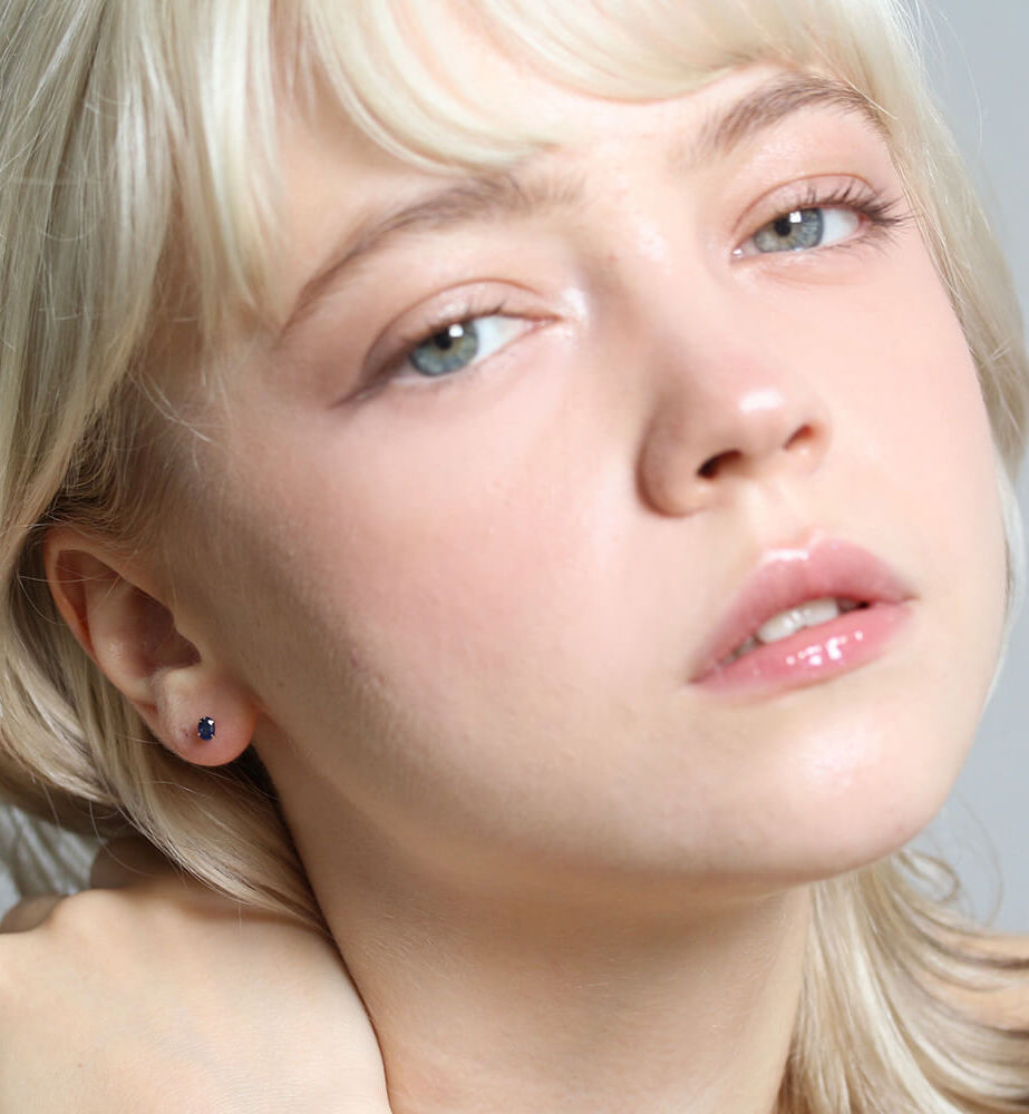  「カラーストーン ピアス | K10YG」|ピアス|