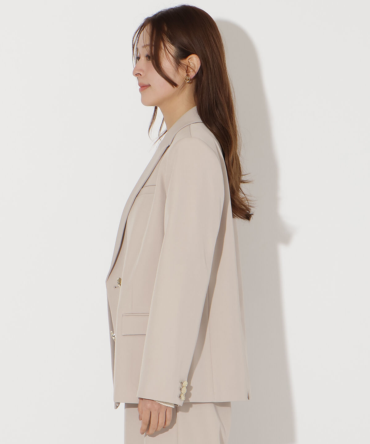 アンドクチュール「ダブルテーラードジャケット」|テーラードジャケット|