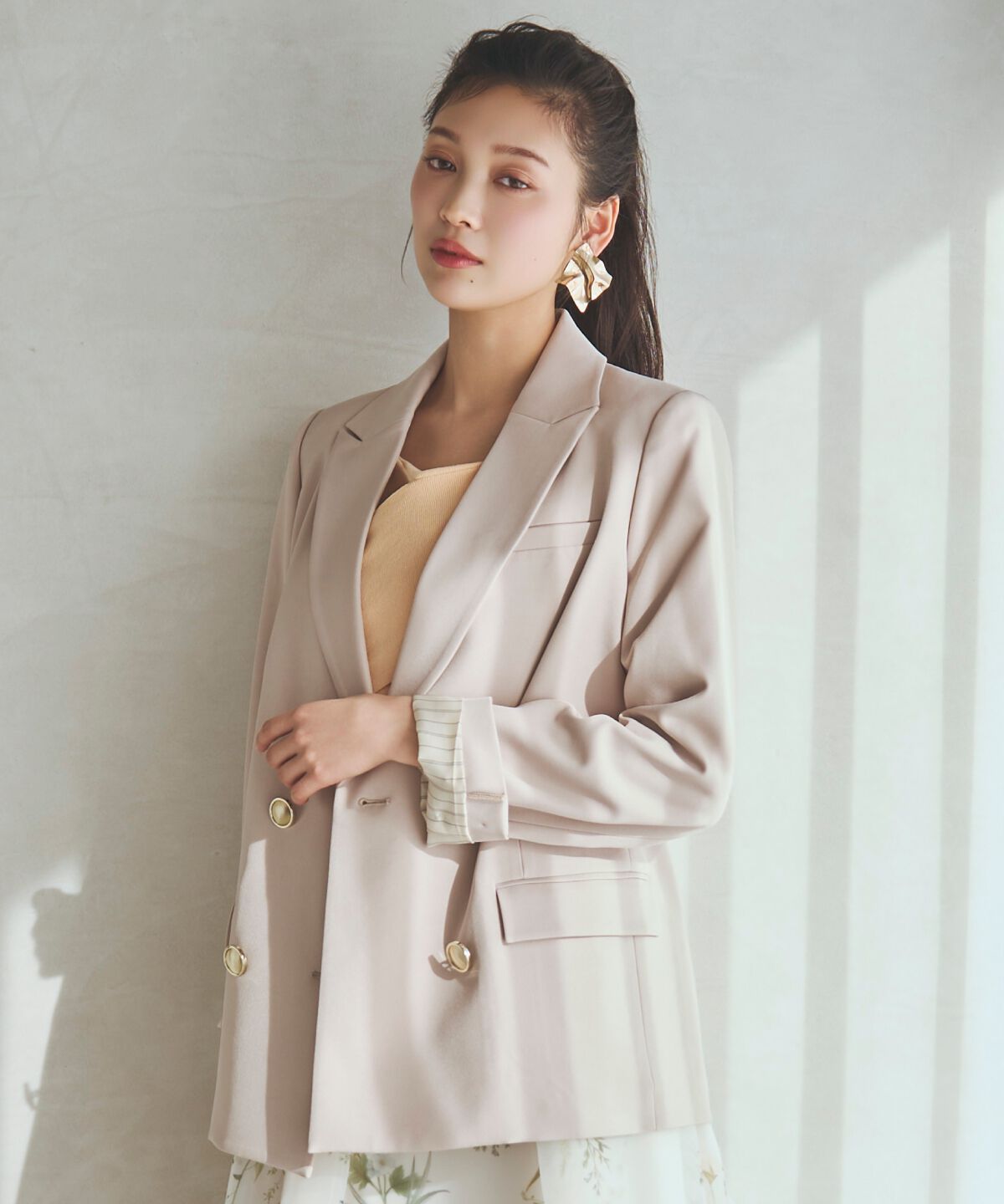 アンドクチュール「ダブルテーラードジャケット」|テーラードジャケット|