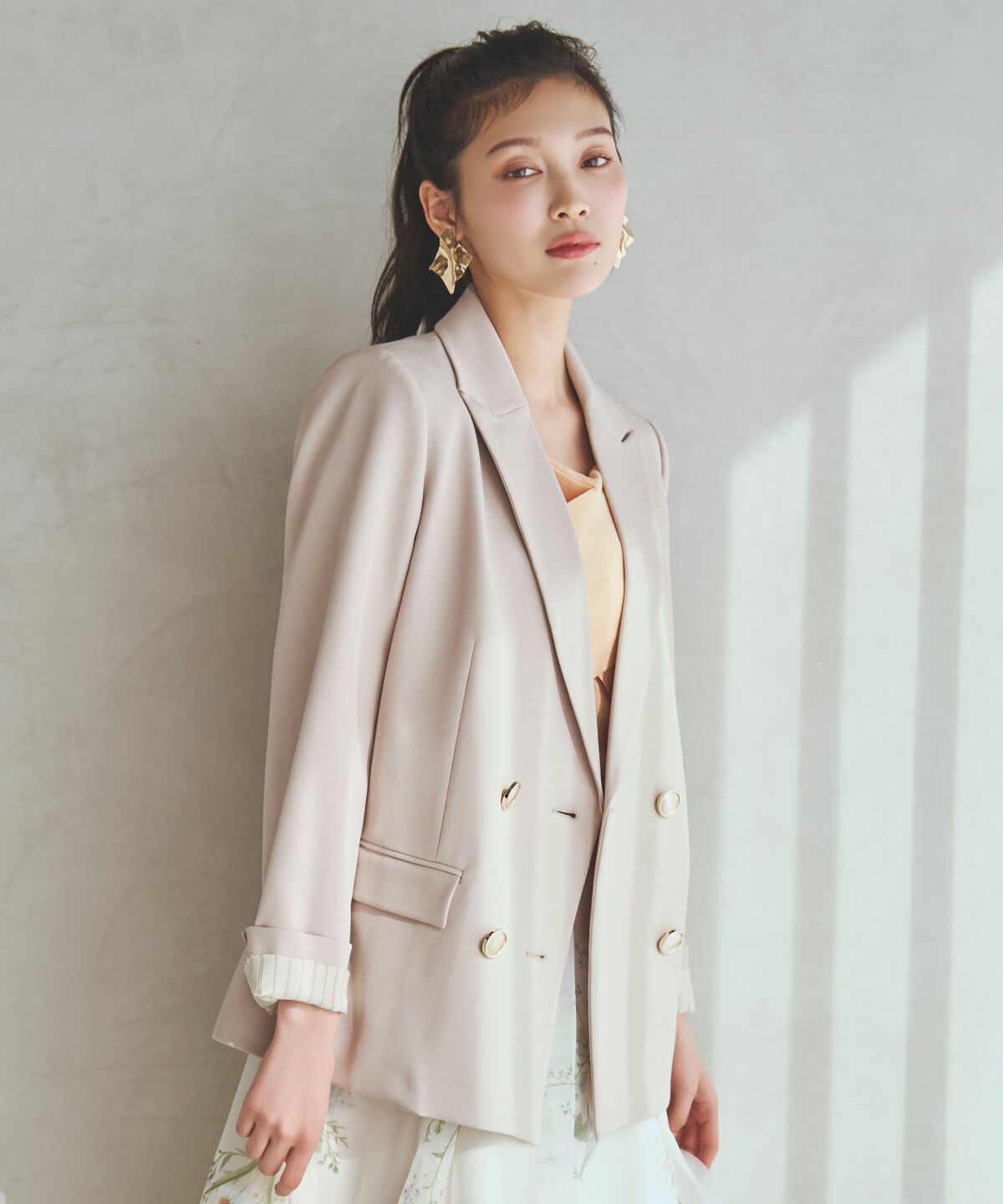 アンドクチュール「ダブルテーラードジャケット」|テーラードジャケット|