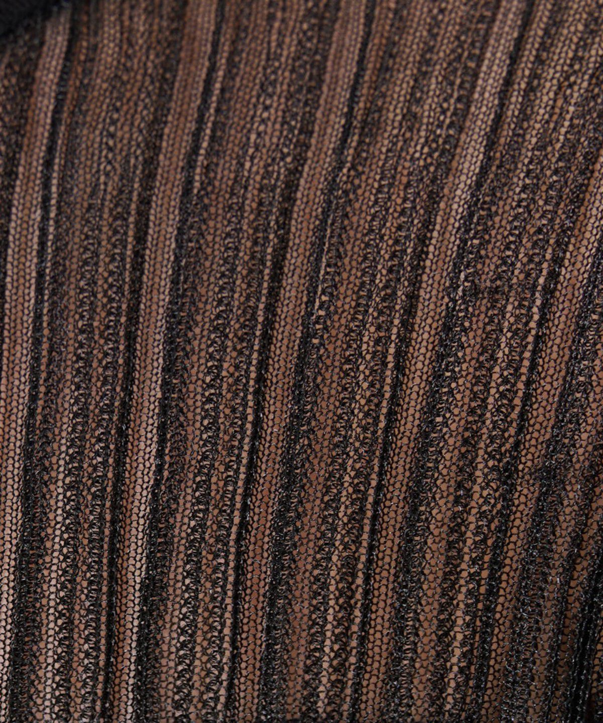 アンドクチュール「シアーリブニットプルオーバー」|ニット・セーター|