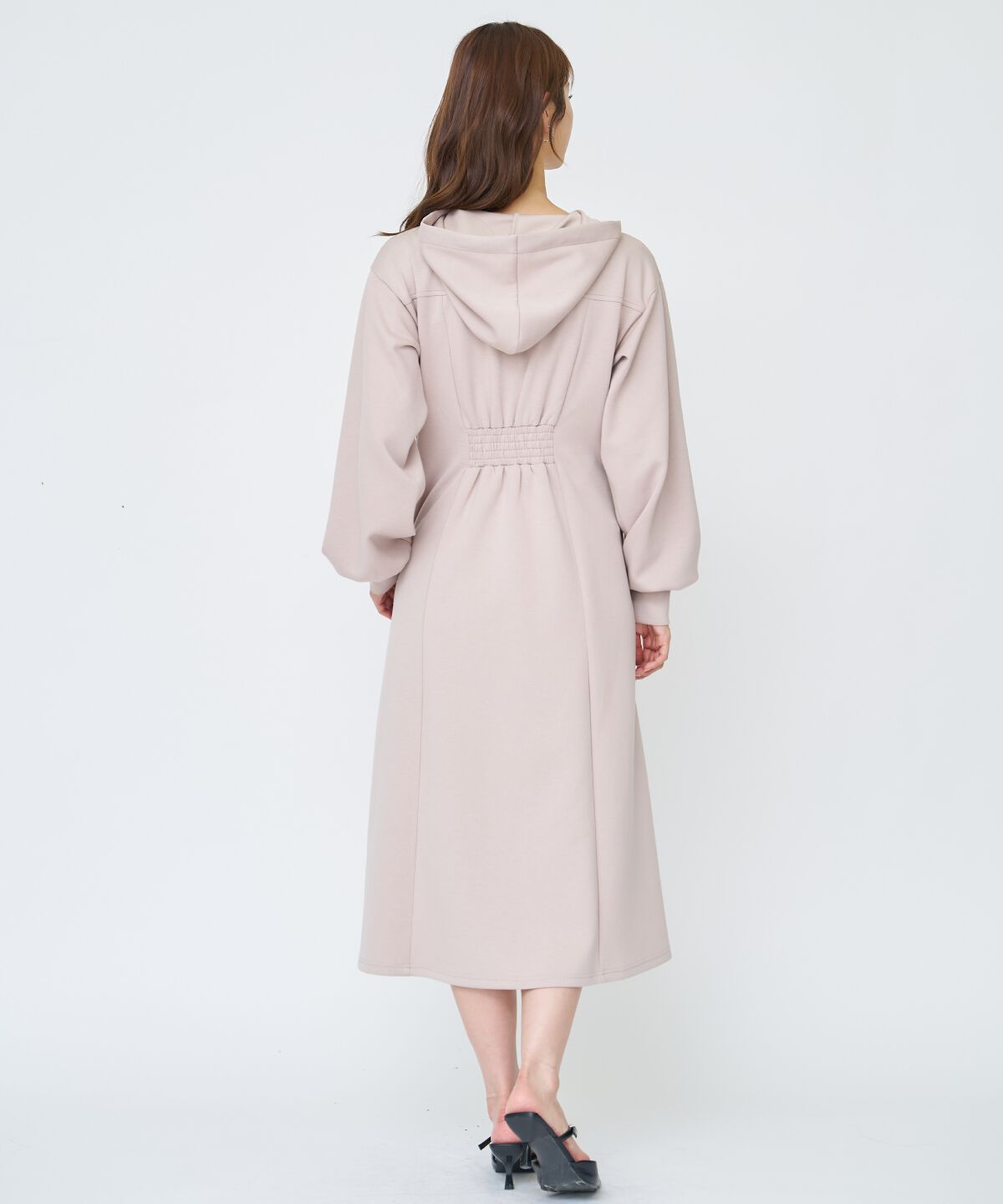 アンドクチュール「フード付きZIPワンピース」|ワンピース|