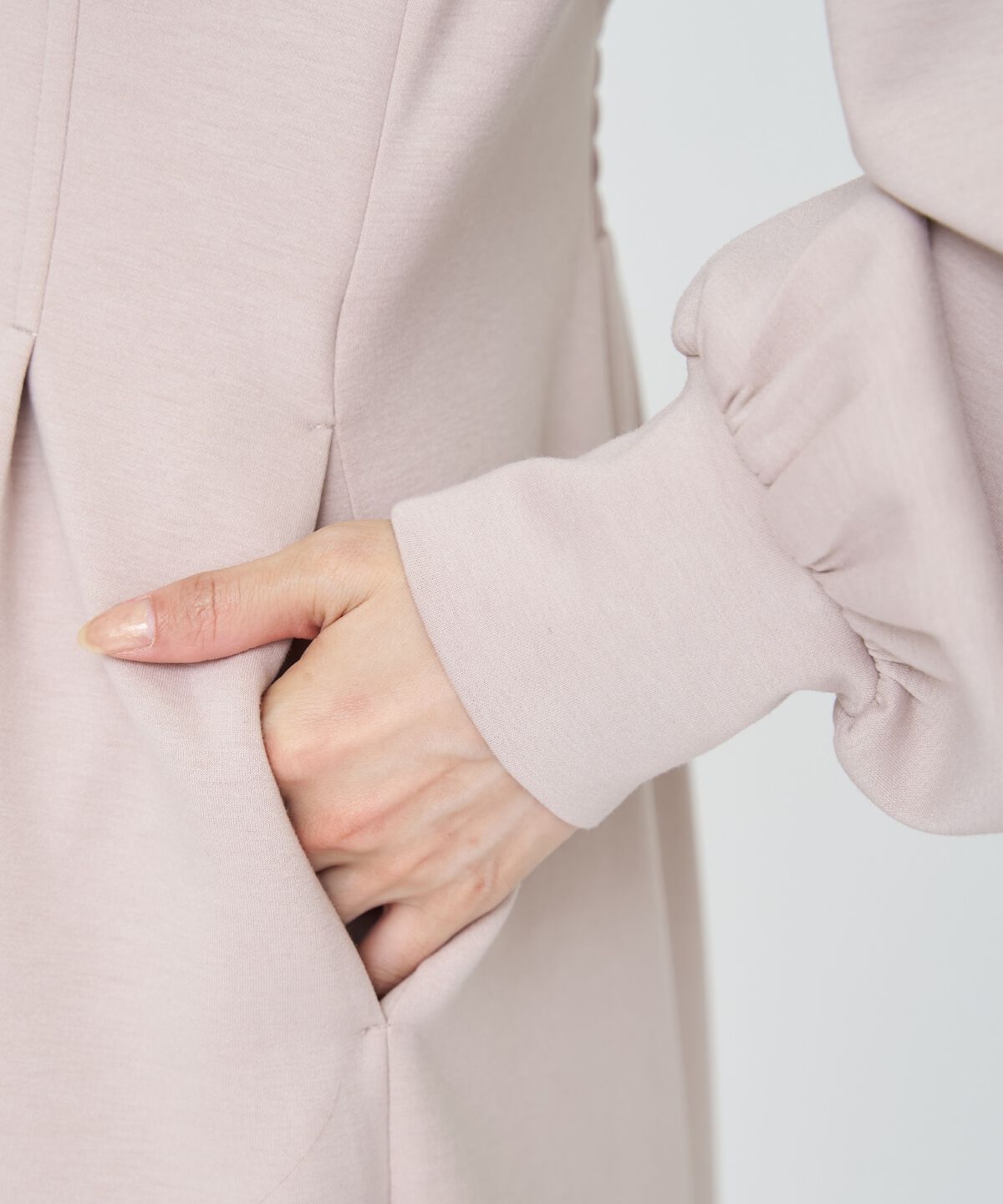 アンドクチュール「フード付きZIPワンピース」|ワンピース|