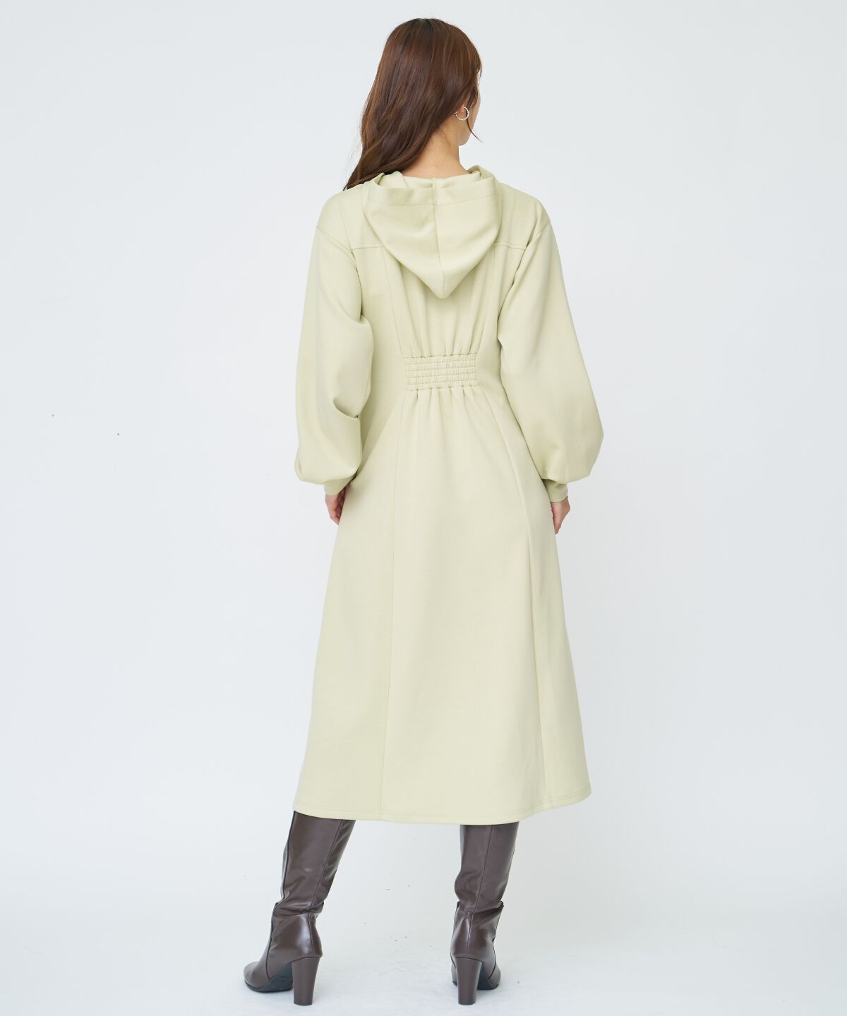 アンドクチュール「フード付きZIPワンピース」|ワンピース|