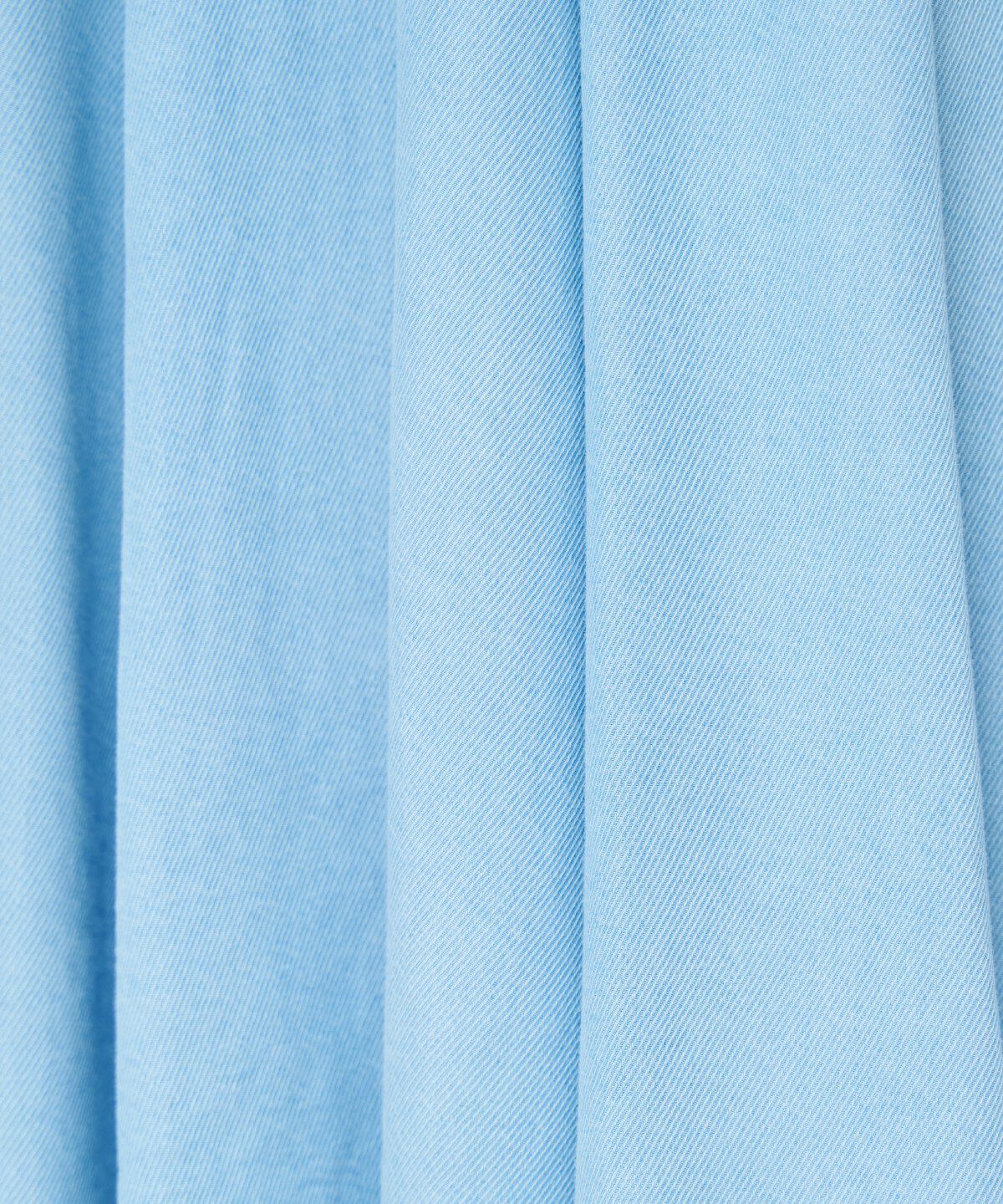 アンドクチュール「デニムライクロングスカート」|フレア|