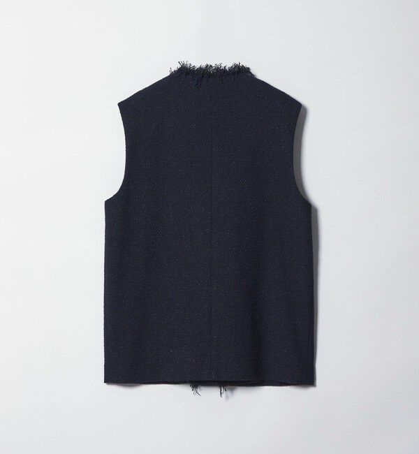 UNITED ARROWS「2トーン ツイードライク ベスト」|ベスト・ジレ|