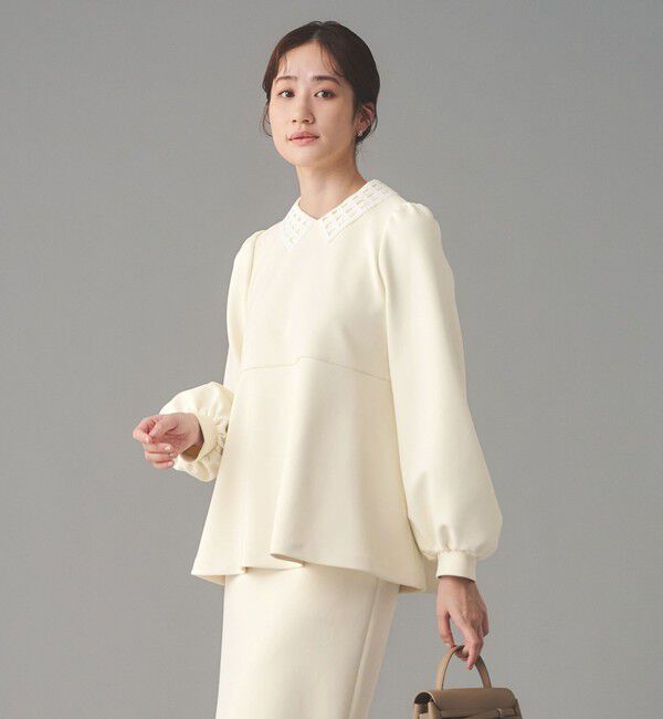 UNITED ARROWS「SPONGY ペプラム ブラウス」|シャツ・ブラウス|