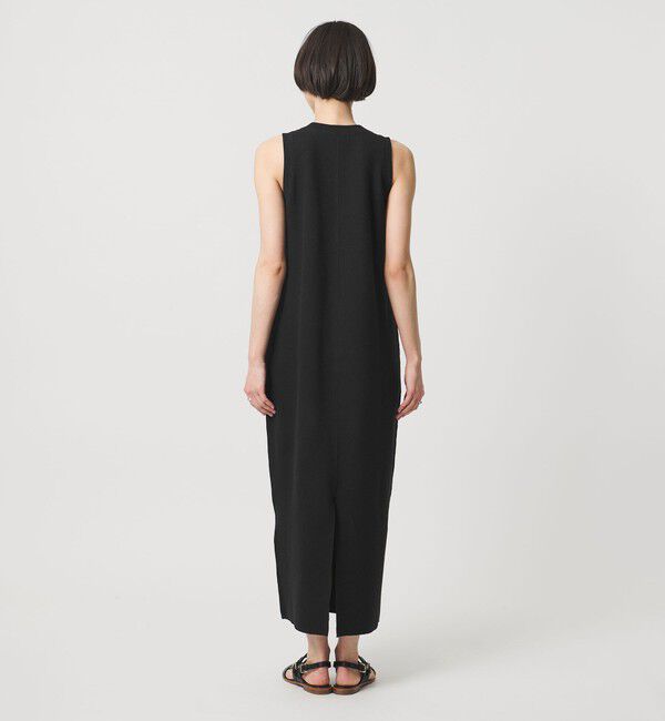 UNITED ARROWS「＜SACRA＞ヘンリーネック ノースリーブ ワンピース」|ワンピース|