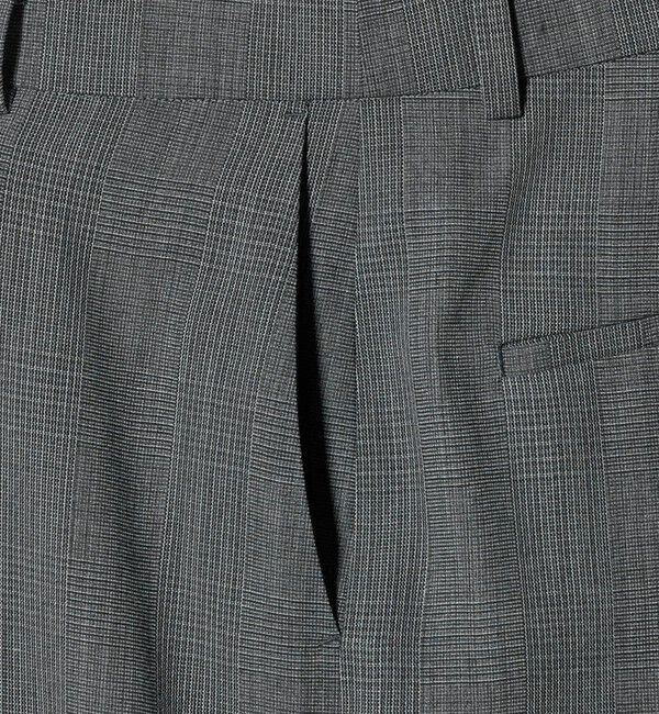 UNITED ARROWS「NALYA グレンチェック パンツ」|スラックス|