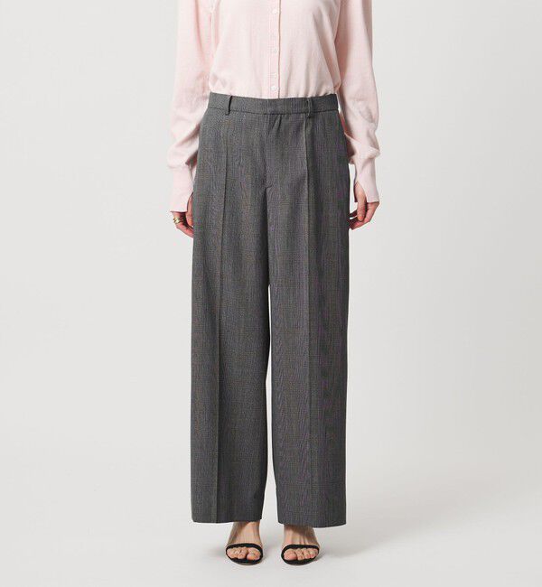 UNITED ARROWS「NALYA グレンチェック パンツ」|スラックス|