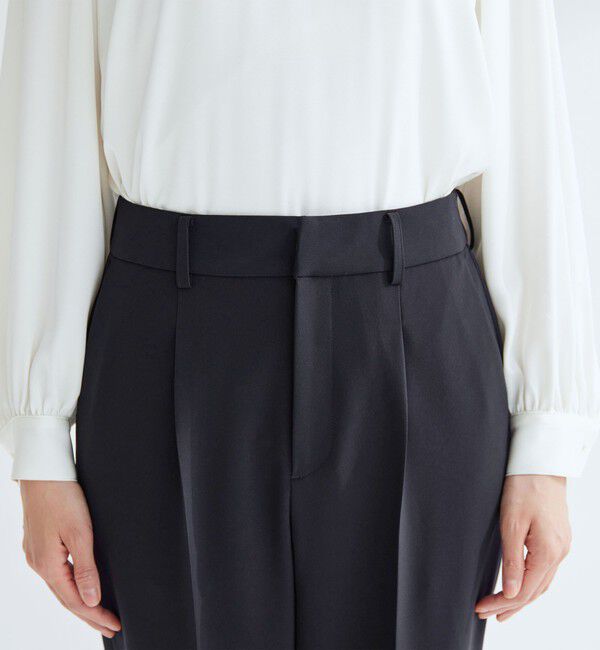 UNITED ARROWS green label relaxing「［size SHORT/TALLあり］パウドレ テーパード パンツ ウォッシャブル ストレッチ」|スラックス|