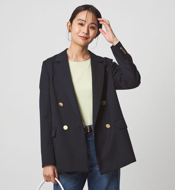 UNITED ARROWS green label relaxing「［size SHORTあり］Greed グリード ダブル ジャケット ウォッシャブル」|テーラードジャケット|