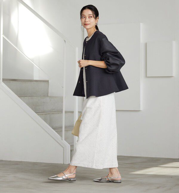 UNITED ARROWS green label relaxing「［size SHORTあり］fleurie(フルリー) フォルム ジャケット」|ノーカラージャケット|