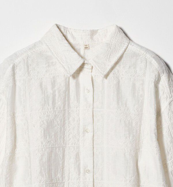 UNITED ARROWS green label relaxing「シアー クロス ステッチ シャツ」|シャツ・ブラウス|