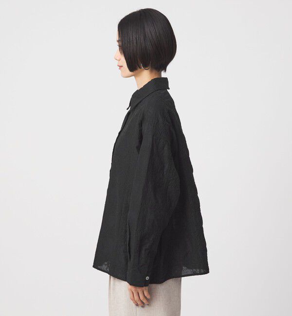 UNITED ARROWS green label relaxing「シアー クロス ステッチ シャツ」|シャツ・ブラウス|