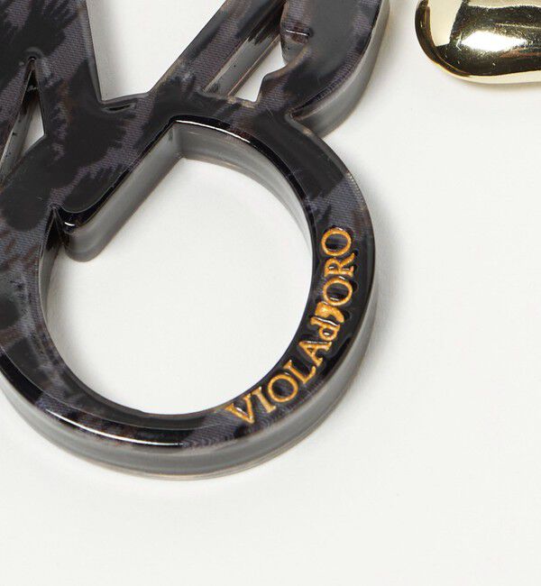 BEAUTY&YOUTH UNITED ARROWS「＜VIOLAd&rsquo;ORO＞ポンポン ロゴ バッグチャーム」|キーケース|