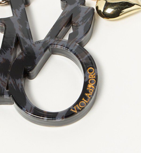 BEAUTY&YOUTH UNITED ARROWS「＜VIOLAd&rsquo;ORO＞ポンポン ロゴ バッグチャーム」|キーケース|