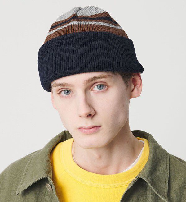 BEAUTY&YOUTH UNITED ARROWS「＜Racal＞リバーシブル ニット キャップ」|ニット帽|NAVY