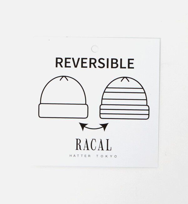 BEAUTY&YOUTH UNITED ARROWS「＜Racal＞リバーシブル ニット キャップ」|ニット帽|