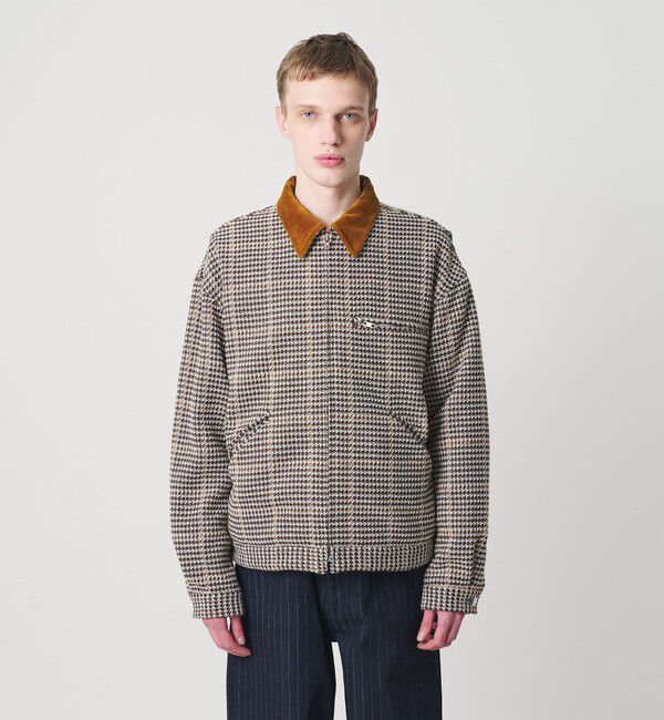 MONKEY TIME「チェック ジップ ワーク ジャケット」|その他|