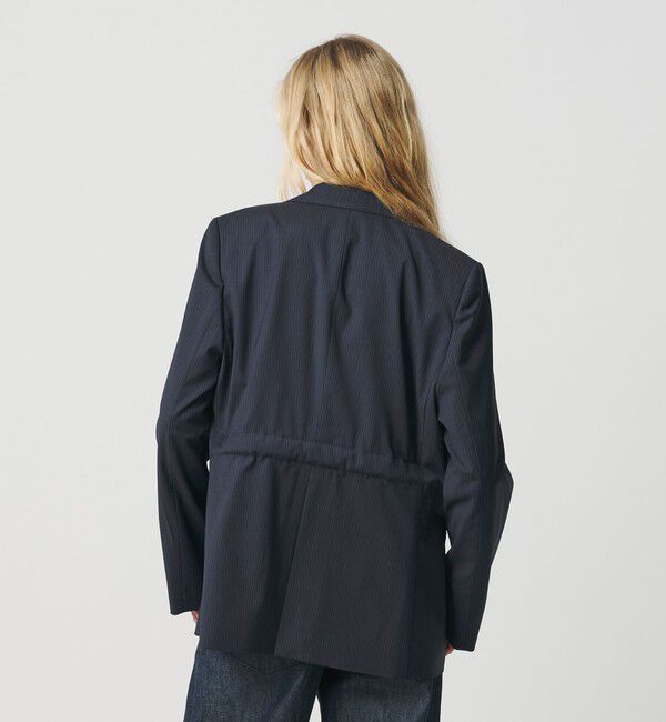 ATTISESSION「＜ATTISESSION＞ベルテッド ダブルブレスト ジャケット」|テーラードジャケット|