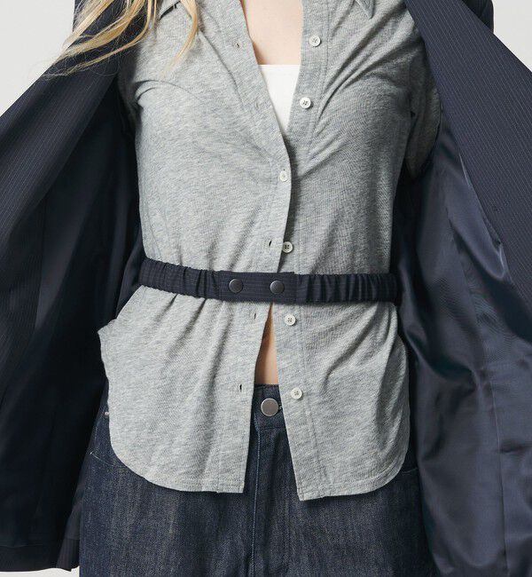 ATTISESSION「＜ATTISESSION＞ベルテッド ダブルブレスト ジャケット」|テーラードジャケット|