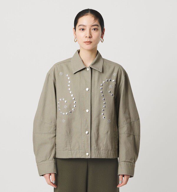 BEAUTY&YOUTH UNITED ARROWS「コットン メタルモチーフ ブルゾン」|ブルゾン・スタジャン|