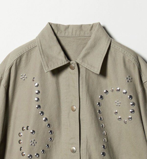 BEAUTY&YOUTH UNITED ARROWS「コットン メタルモチーフ ブルゾン」|ブルゾン・スタジャン|