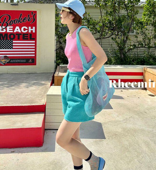 NICE WEATHER「＜Rheemin＞ビッグメッシュホーリー/ショルダーバッグ」|ショルダー・メッセンジャー|